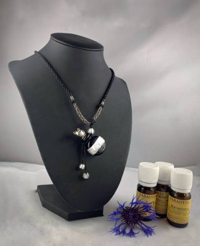 Collier d'olfactothrapie verre de Murano